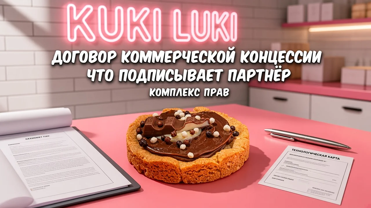Фирменная коробка Куки Луки с кукисами как часть продуктовой системы франшизы