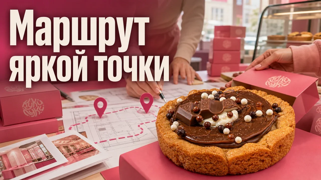Кукисы и фирменная упаковка Куки Луки как основа этапов открытия десертной