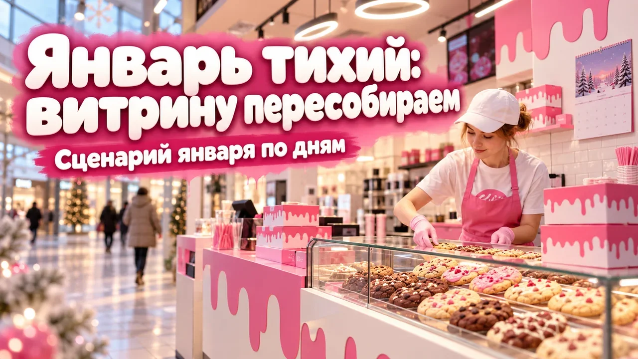 Пережить январь десертной точке: план на тихий месяц